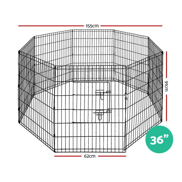 36" 8 Panel Pet Dog Playpen