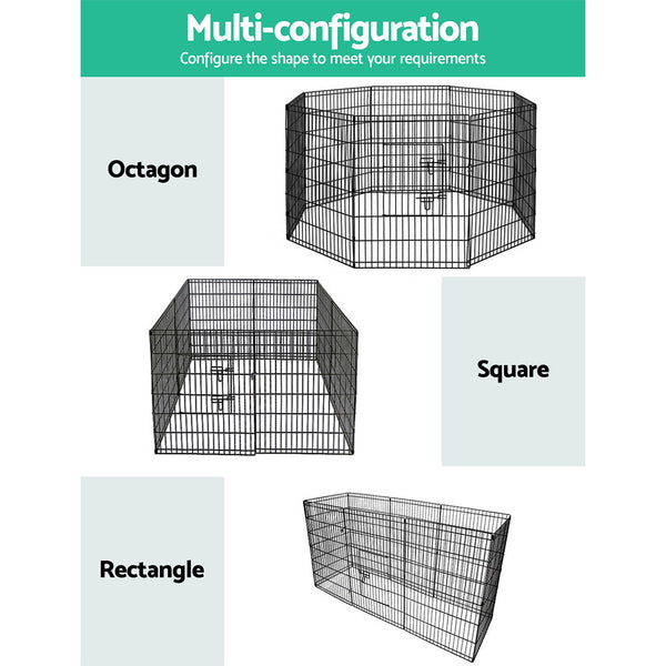 36" 8 Panel Pet Dog Playpen