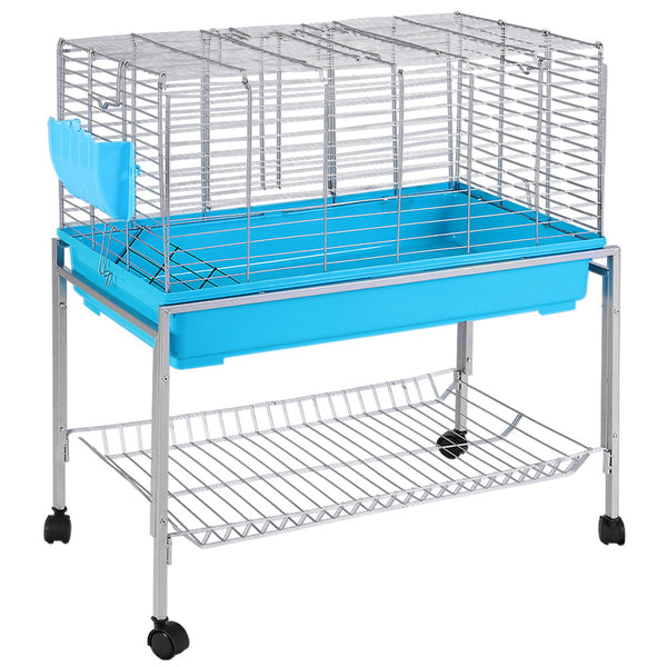 Indoor Rabbit Cage - Blue