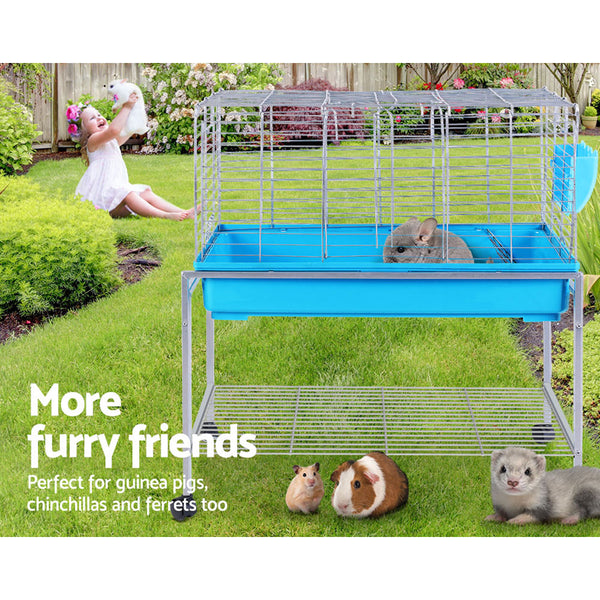 Indoor Rabbit Cage - Blue