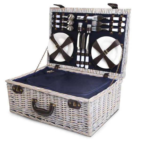 6-Person Picnic Basket Cooler Bag