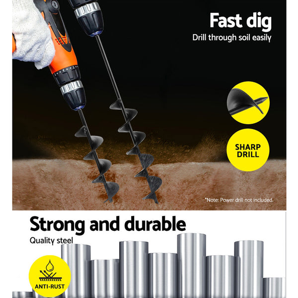 75x300 & 600mm Power Hole Digger