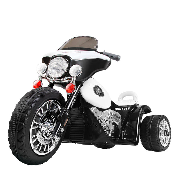 Kids Motorbike- Black Whie