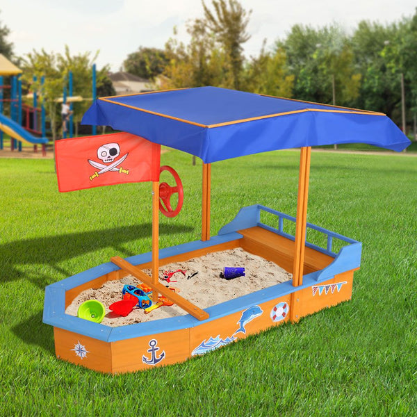 Boat-shaped Canopy Sand Pit
