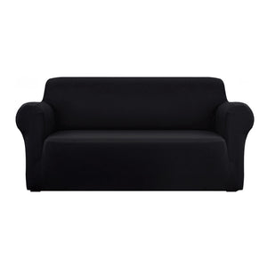 3 Seater Stretchable Couch Cover-Black