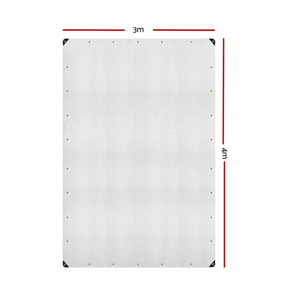 3x4m Poly Tarpaulin Cover- Clear