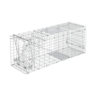 66x23x25cm Animal Trap Cage - Silver