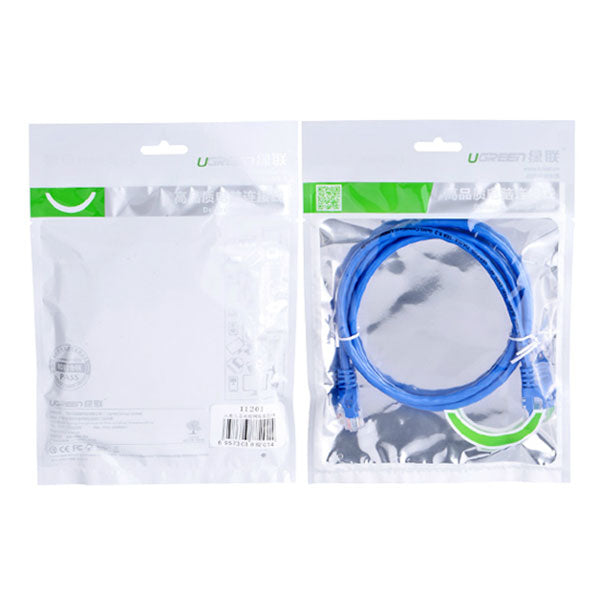 Cat6 UTP Blue 26AWG CCA LAN Cable 1M