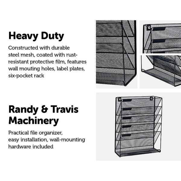 6 Pocket Hanging File Sorter