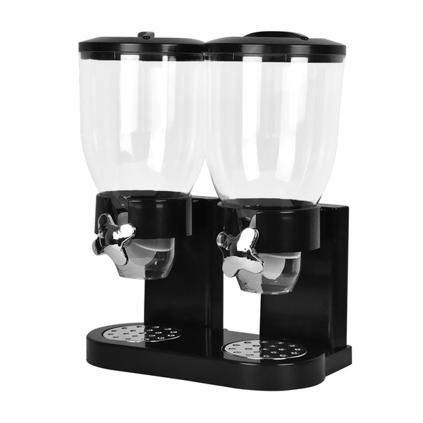 Double Black Cereal Dispenser
