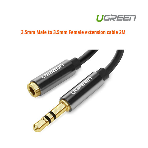 2m 3.5mm Male to 3.5mm Female extension Cable