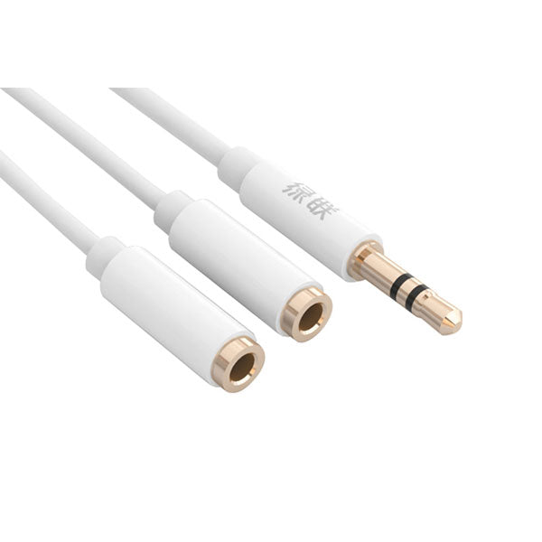 3.5mm Male to 2 x 3.5mm Female Splitter Cable