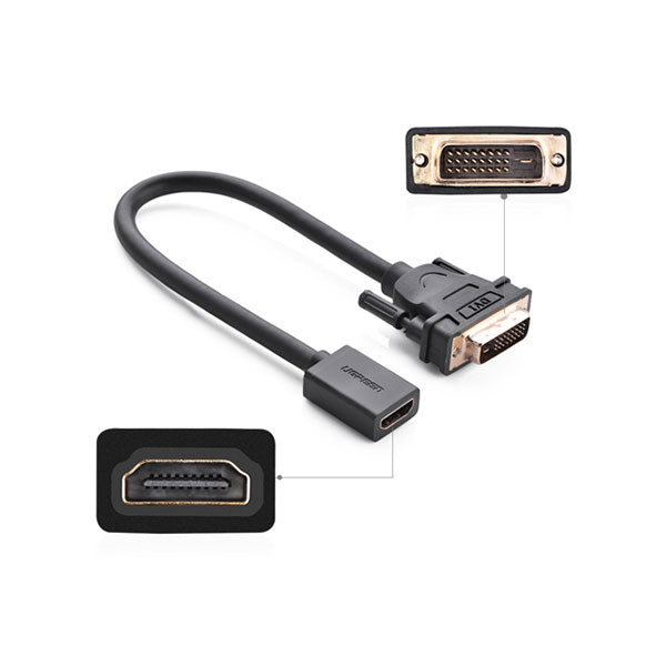 DVI Male to HDMI Female Adapter Cable