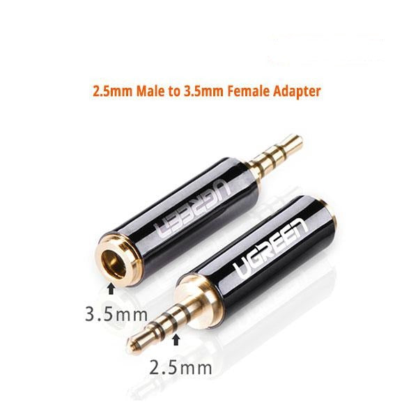 2.5mm Male to 3.5mm Female Adapter