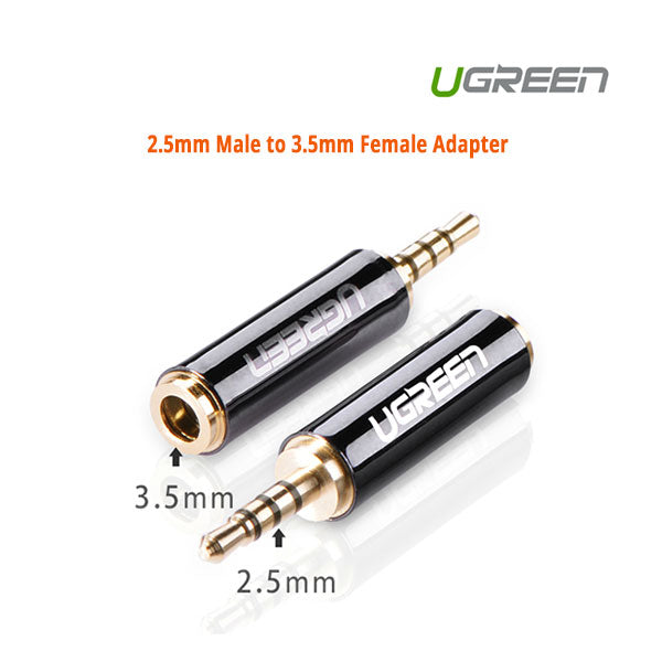 2.5mm Male to 3.5mm Female Adapter