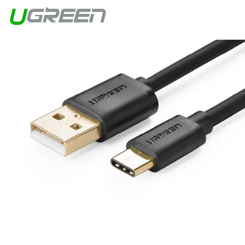 USB 2.0 Type A Male to USB 3.1 Type-C Male Cable - White 1M