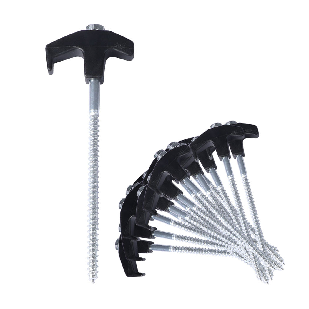 20Pcs Tent Pegs Steel Screw