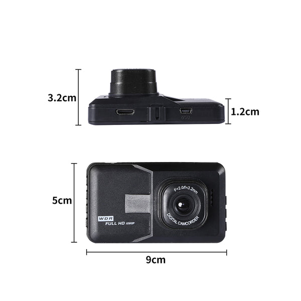 1080P FHD 3"LCD Car Dash Camera