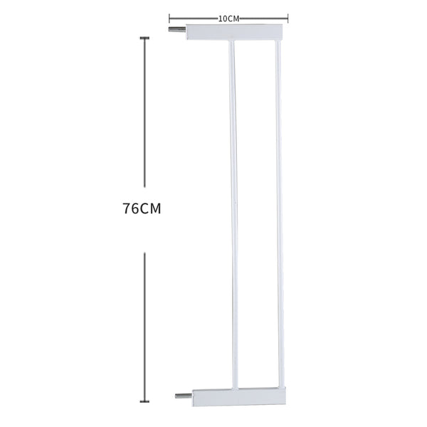 10cm White Safety Security Gate Stair Barrier