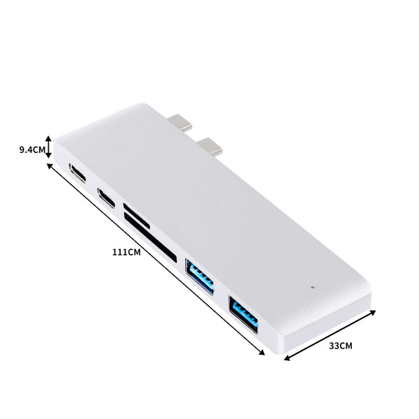 USB 3.0 Type-C HUB 6 Port Adapter