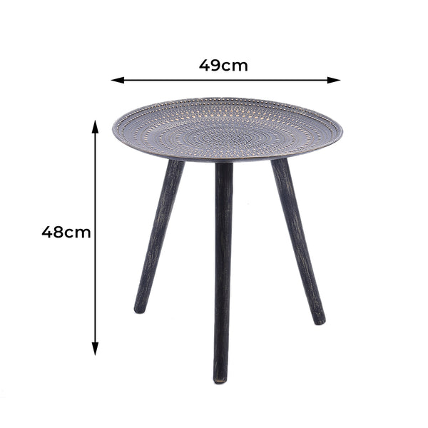 Antique Black Coffee/Side Table