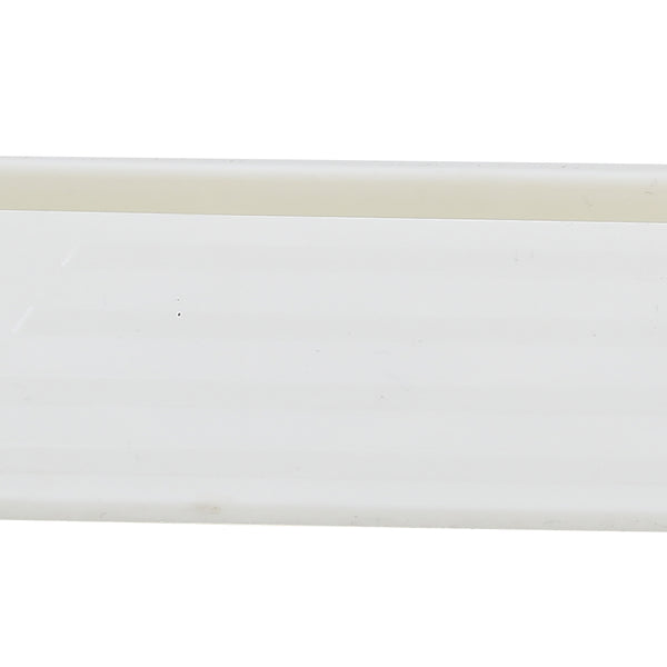 Adjustable White Stair Barrier Support