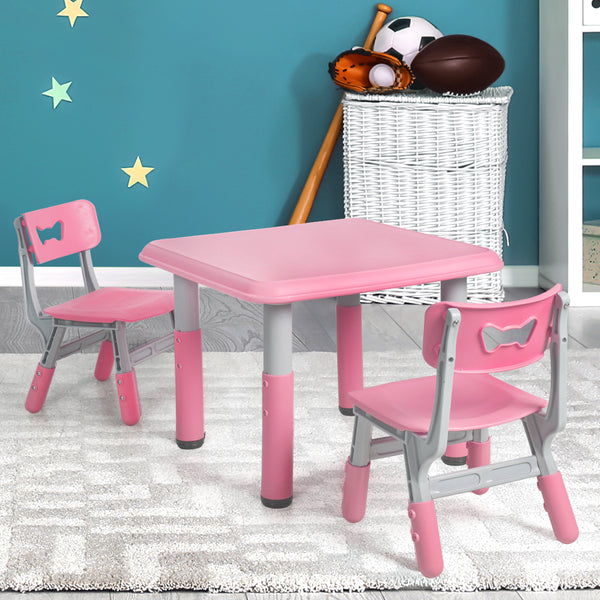 Kids Study Desk Set- Pink