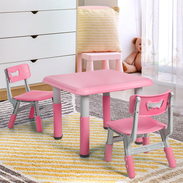 Kids Study Desk Set- Pink