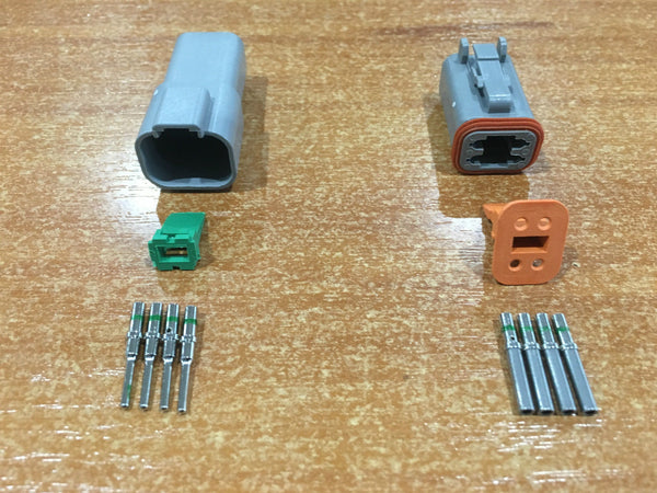 4-Way Electrical Connector Plug Kit