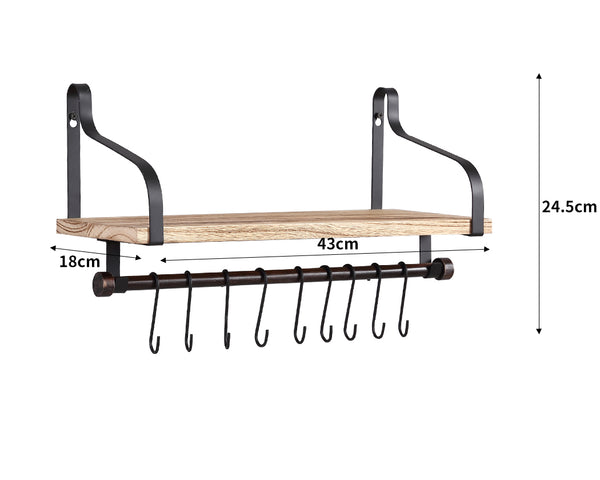 Floating Shelf Brackets Storage Hook